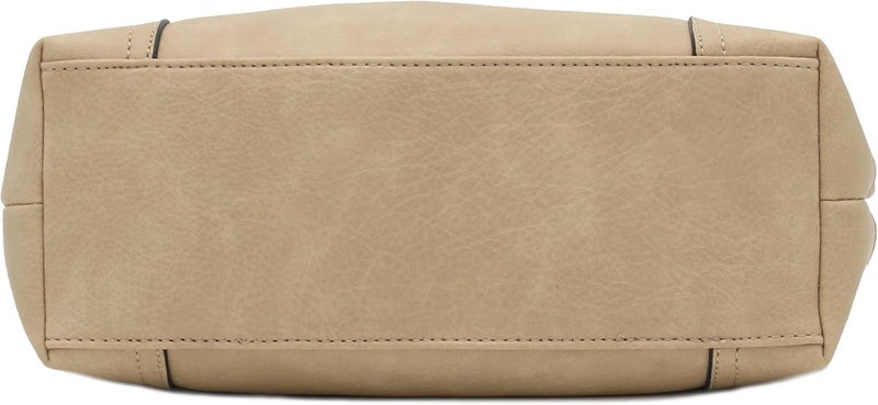Alyssa Hobo Shoulder Bag with Big Snap Hook Hardware - Image 3